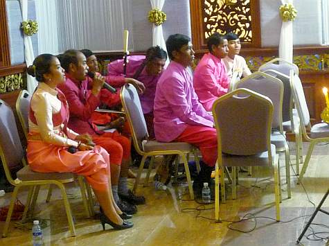 Musicians at the Khmer ceremony